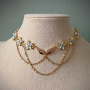 Floral Wing Choker