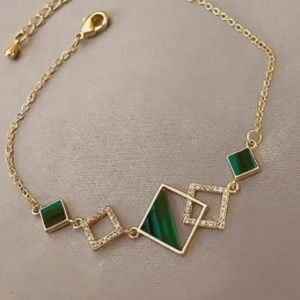 Geometric Crystal Bracelet