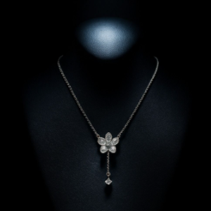 Silver Flower Necklace